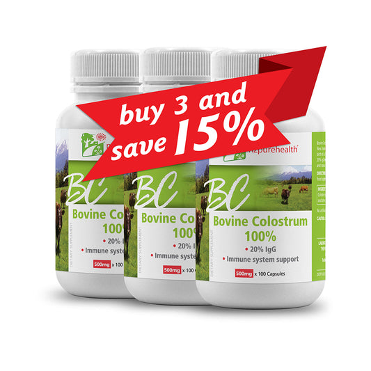 Colostrum 100% 구매 3 저장 15%