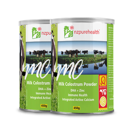 Bovine Milk Colostrum Powder 450G (Green) Twin Pack