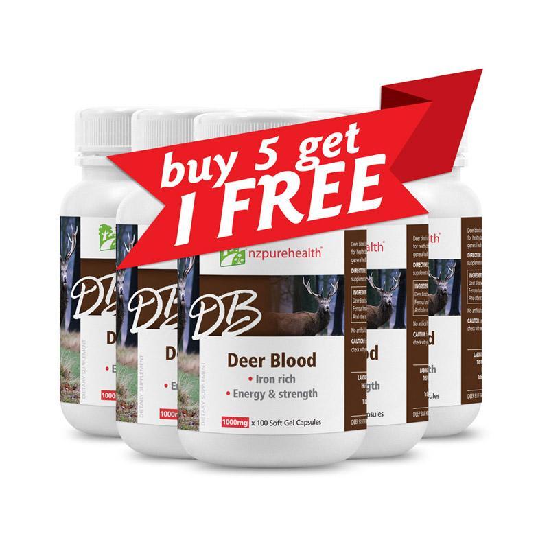 DEER BLOOD - BUY 5 GET 1 FREE