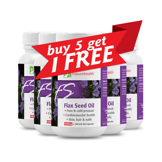Flax Seed Oil - Buy 5 Get 1 Free