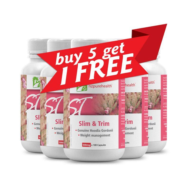 SLIM & TRIM (Hoodia) - BUY 5 GET 1 FREE